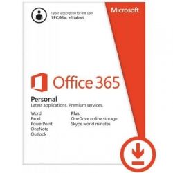   Microsoft Office 365 Personal 32/64 AllLngSub PKLic 1YR Online CEE C2R (QQ2-00004)