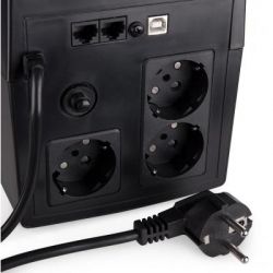    Vinga LED 1200VA plastic case with USB+RJ45 (VPE-1200PU) -  10
