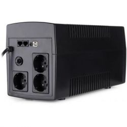    Vinga LED 1200VA plastic case with USB+RJ45 (VPE-1200PU) -  4