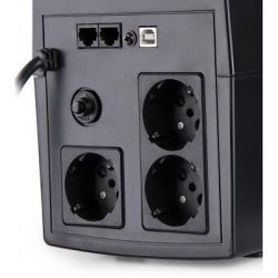    Vinga LED 1200VA plastic case with USB+RJ45 (VPE-1200PU) -  8