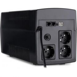    Vinga LCD 1200VA plastic case with USB+RJ45 (VPC-1200PU) -  5