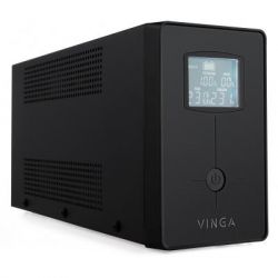    Vinga LCD 600VA metal case with USB (VPC-600MU) -  2
