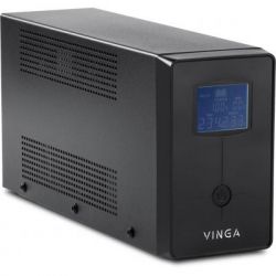    Vinga LCD 600VA metal case with USB (VPC-600MU) -  4