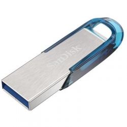 USB флеш накопичувач SanDisk 128GB Ultra Flair Blue USB 3.0 (SDCZ73-128G-G46B) - Картинка 2