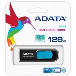 USB   A-DATA 128GB UV128 Black/Blue USB 3.1 (AUV128-128G-RBE) -  8