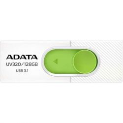 USB   ADATA 128GB UV320 White/Green USB 3.1 (AUV320-128G-RWHGN) -  1
