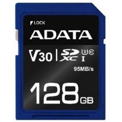   ADATA 128GB SDXC class 10 UHS-I U3 V30 (ASDX128GUI3V30S-R)