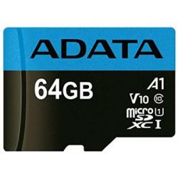    ' 64GB microSDXC A-DATA Premier Class 10 A1 R-85Mb/s UHS-1 (AUSDX64GUICL10A1-RA1) -  2