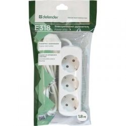 ������� ���������� Defender E318 1.8 m 3 ��� white (99221) - �������� 4