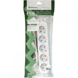 ������� ���������� Defender E518 1.8 m 5 ��� white (99229) - �������� 4
