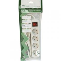 ���������� ����� Defender S430 3.0 m 4 ������ switch white (99238) - �������� 4