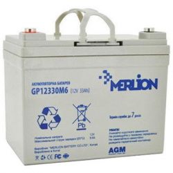       Merlion 12V-33Ah (GP12330M6) -  1
