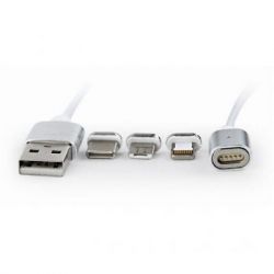   USB 2.0 AM to Lightning/Micro/Type-C 1.0m Cablexpert (CC-USB2-AMLM31-1M) -  3
