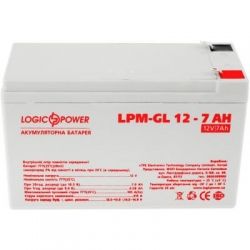 Батарея для ИБП Батарея к ИБП LogicPower LPM-GL 12В 7Ач (6560) - Картинка 2