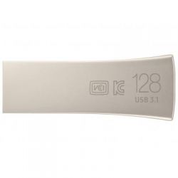 USB   Samsung 128GB Bar Plus Silver USB 3.1 (MUF-128BE3/APC) -  2