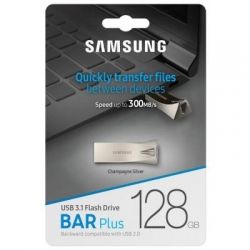 USB   Samsung 128GB Bar Plus Silver USB 3.1 (MUF-128BE3/APC) -  7