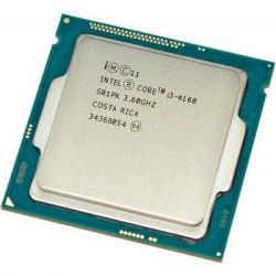 Процессор Intel Core i3 (LGA1150) i3-4160, Tray, 2x3,6 GHz, HD Graphic 4400 (1150 MHz), L3 3Mb, Haswell, 22 nm, TDP 54W (CM8064601483644)