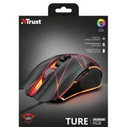  Trust GXT 160 Ture RGB Gaming, Black, USB, , 4000 dpi, 7  , 1,7 ,  (22332) -  9