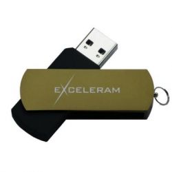USB   eXceleram 32GB P2 Series Brown/Black USB 2.0 (EXP2U2BRB32)