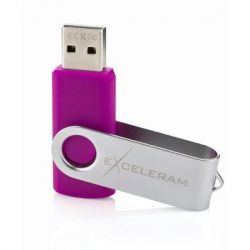 USB   eXceleram 32GB P1 Series Silver/Purple USB 2.0 (EXP1U2SIPU32) -  3