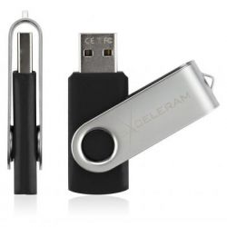 USB   eXceleram 32GB P1 Series Silver/Black USB 2.0 (EXP1U2SIB32) -  4