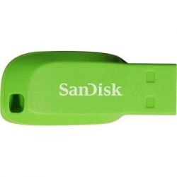 USB   SANDISK 16GB Cruzer Blade Green USB 2.0 (SDCZ50C-016G-B35GE)