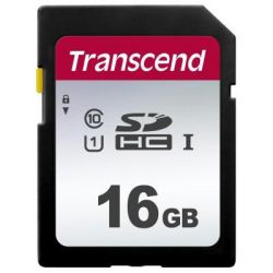  ' Transcend 16GB SDHC class 10 UHS-I U1 (TS16GSDC300S)