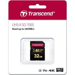   Transcend 32GB SDHC class 10 UHS-II U3 V30 MLC (TS32GSDC700S) -  2
