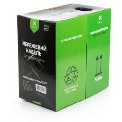 ������ ������� Vinga UTP Cat5e Copper 305 m (VCPDCUTPC505CO305) - �������� 2