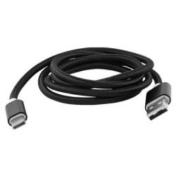   USB 2.0 AM to Type-C 1m nylon black Vinga (VCPDCTCNB1BK)