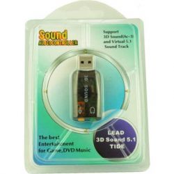     Atcom USB-sound card (5.1) 3D sound (Windows 7 ready) (7807) -  5