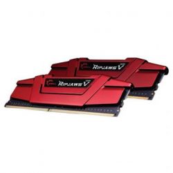  '  ' DDR4 8GB (2x4GB) 2666 MHz RIPJAWS V RED G.Skill (F4-2666C15D-8GVR) -  3