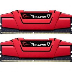  '  ' DDR4 8GB (2x4GB) 2666 MHz RIPJAWS V RED G.Skill (F4-2666C15D-8GVR) -  1