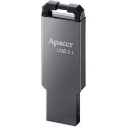 USB   Apacer 64GB AH360 Ashy USB 3.1 Gen1 (AP64GAH360A-1) -  2