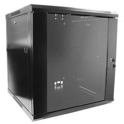 ���� ������� Hypernet 12U 19" 600x450, glass door, black (WMNC-12U-FLAT-BLACK)