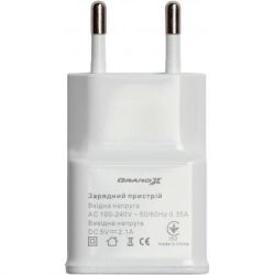 Зарядний пристрій Grand-X 5V 2.1A White (CH-03W) - Картинка 3