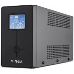    Vinga LCD 1200VA metal case with USB (VPC-1200MU) -  1