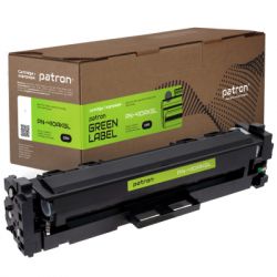  HP 410A CLJ Pro M377/M452/M477 CF410A (PN-410AKGL) BLACK PATRON GREEN Label