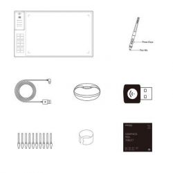 Графічний планшет Huion Inspiroy WH1409 V2 + рукавичка (WH1409V2) - Картинка 9