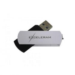 USB   eXceleram 32GB P2 Series White/Black USB 2.0 (EXP2U2WH2B32)