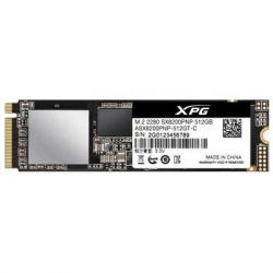   M.2 512Gb, A-Data XPG SX8200 Pro, PCI-E 4x, 3D TLC, 3500/2300 MB/s (ASX8200PNP-256GT-C)