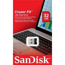 USB   SANDISK 32GB Cruzer Fit USB 2.0 (SDCZ33-032G-G35) -  4