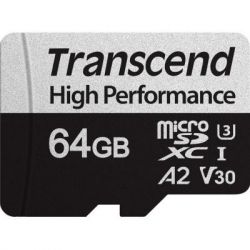   Transcend 64GB microSDXC class 10 UHS-I U1 High Endurance (TS64GUSD350V) -  2