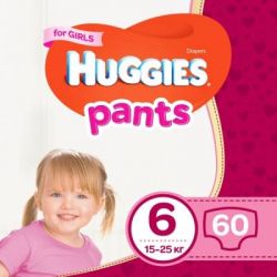 ϳ������ Huggies Pants 6 (15-25 ��) ��� ������� 60 �� (5029053564135)