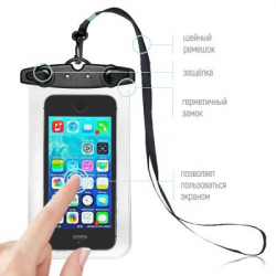 Чохол до мобільного телефона ColorWay Waterproof Universal Transparent (CW-CWP01US/57134) - Картинка 9