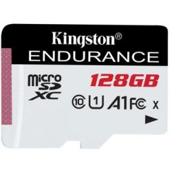   Kingston 128GB microSDXC class 10 UHS-I U1 A1 High Endurance (SDCE/128GB) -  1