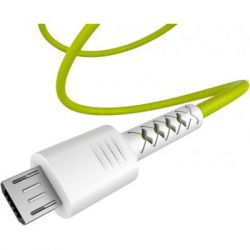 ���� ������ USB 2.0 AM to Micro 5P 1.0m Soft white/lime Pixus (4897058531176) - �������� 2