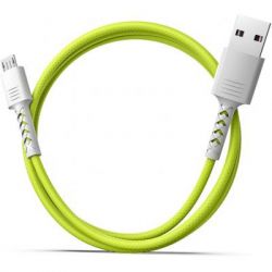���� ������ USB 2.0 AM to Micro 5P 1.0m Soft white/lime Pixus (4897058531176) - �������� 3