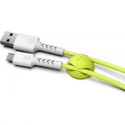 ���� ������ USB 2.0 AM to Micro 5P 1.0m Soft white/lime Pixus (4897058531176) - �������� 4