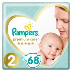 ϳ Pampers Premium Care  2 (4-8 ) 68  (8001841104874) -  1